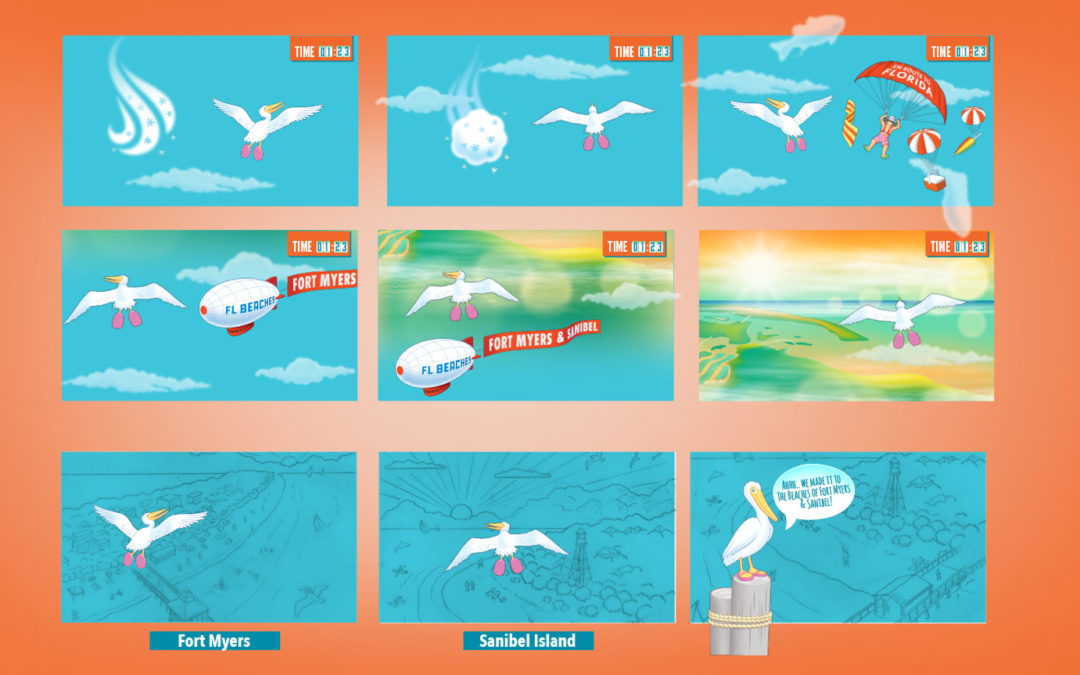 OOH Interactive Experiences Gesture Control Character Illustration Development